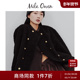 优雅羊羔毛双排扣短款 Mila Owen25秋冬新品 无领外套09WFJ255028
