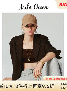 Mila Owen春夏简约通勤薄款翻领休闲西装外套09WFJ252162