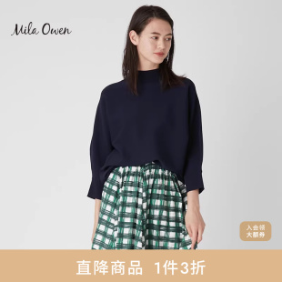 半高领花苞袖 秋冬时尚 针织上衣09WNT231078 Owen Mila