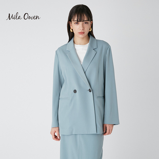 Mila 外套09WFJ232125 Owen春夏休闲简约通勤气质优雅宽松纯色西装