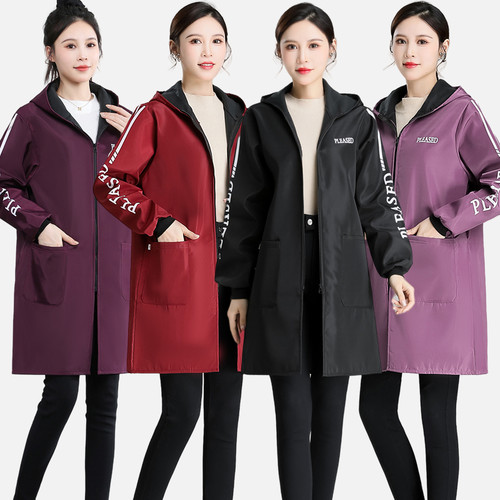 防水时尚长袖耐脏罩衣外穿工作服