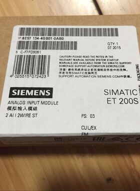 西门子6ES7134-4GB01-0AB0西门子模块6ES71344GB010AB0CPUX现货CD