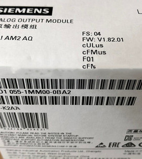 西门子1P6ED1055-1MM00-0BA2全新模拟量输出模块6ED10551MM000BA2