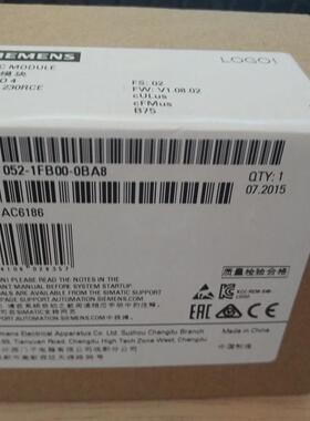 西门子1P6ED1052-1FB00-0BA8全新LOGO230RCE主机6ED10521FB000BA8