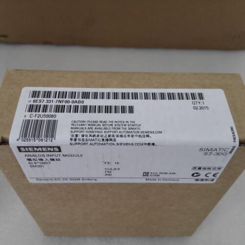 西门子6ES7331-7NF00-4AB2模拟量输入模块6ES73317NF004AB2现货XX