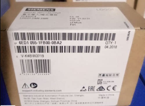 西门子1P6ED1055-1FB00-0BA2全新数字量扩展模块6ED10551FB000BA2