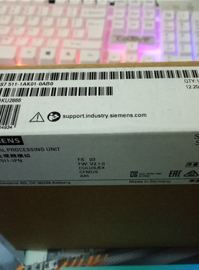 1P6ES7511-1AK01-0AB0全新原装150KB程序1MB数据6ES75111AK010AB0