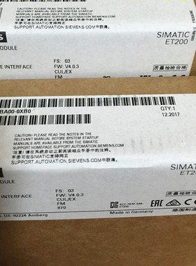 西门子6ES7153-4BA00-0XB0西门子模块6ES71534BA000XB0CPUX现货CD