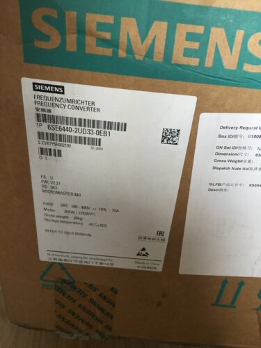 西门子1P6SE6440-2UD33-0EB1全新MICROMASTER4406SE64402UD330EB1