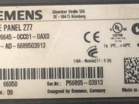 西门子1P6AV6645-0CC01-0AX0全新移动面板 2776AV66450CC010AX0