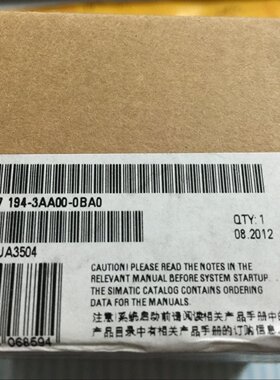 西门子6ES7194-3AA00-0AA0西门子模块6ES71943AA000AA0现货包邮