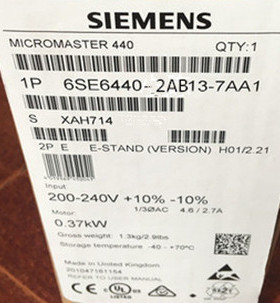 原装1P6SE6440-2AB13-7AA1正品安装有 A级滤波器6SE64402AB137AA1