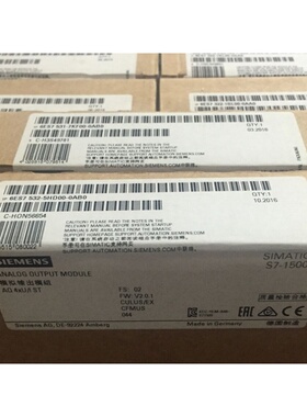 西门子6ES7532-5HD00-0AB0西门子模拟量输出模块6ES75325HD000AB0