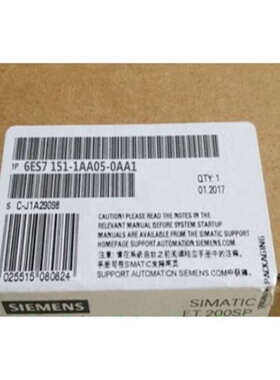 西门子6ES7151-1AA05-0AA1西门子模块6ES71511AA050AA1CPUX现货CD