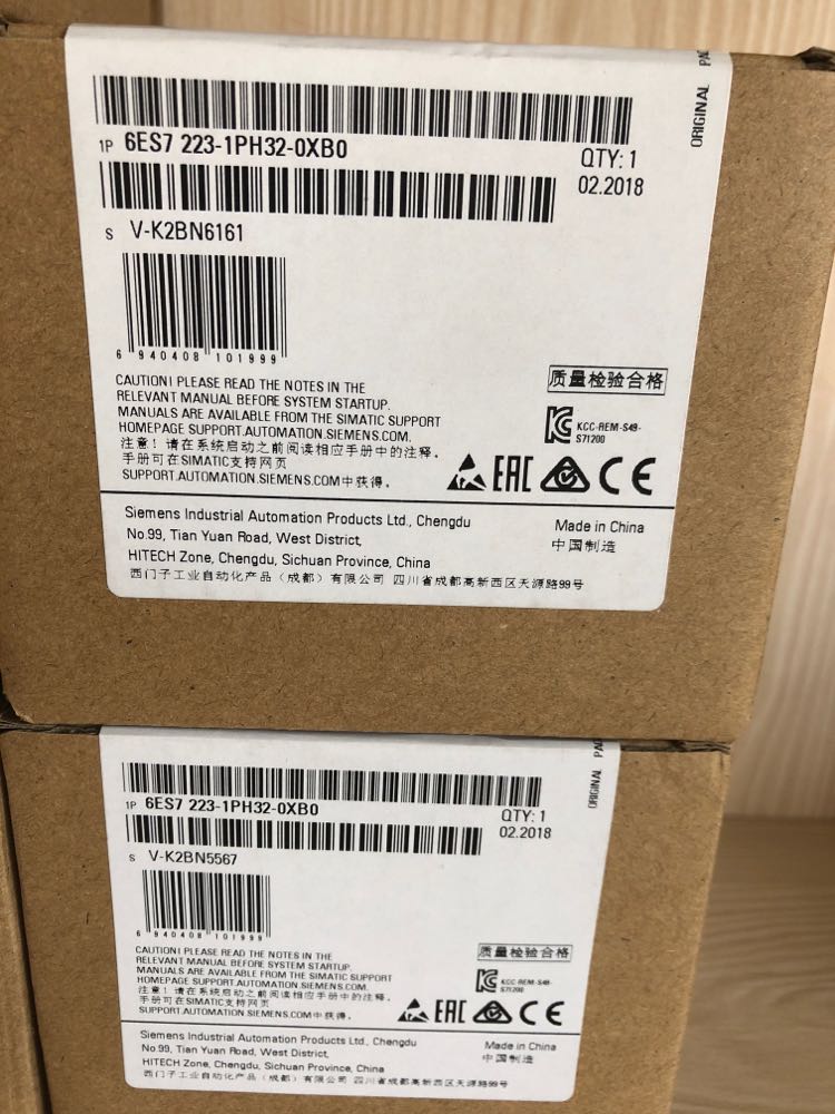 西门子6ES7223-1PH32-0XB0西门子模块6ES72231PH320XB0CPUX现货DC