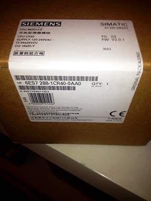 原装1P6ES7288-1CR40-0AA1正品经济型 CPU 模块6ES72881CR400AA1