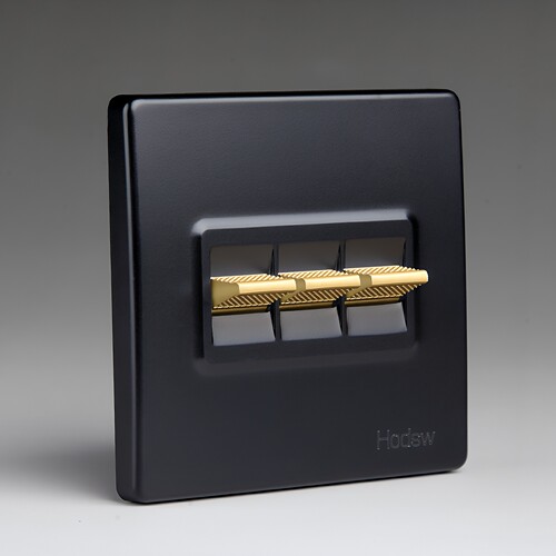 汉顿灯具北欧简约墙壁金属黑色