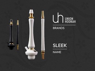 新款俄罗斯 UNION SLEEK HOOKAH  高档水烟套装 酒吧水烟壶