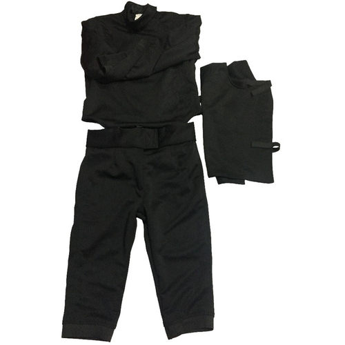 黑色击剑服三件套耐脏耐磨350N