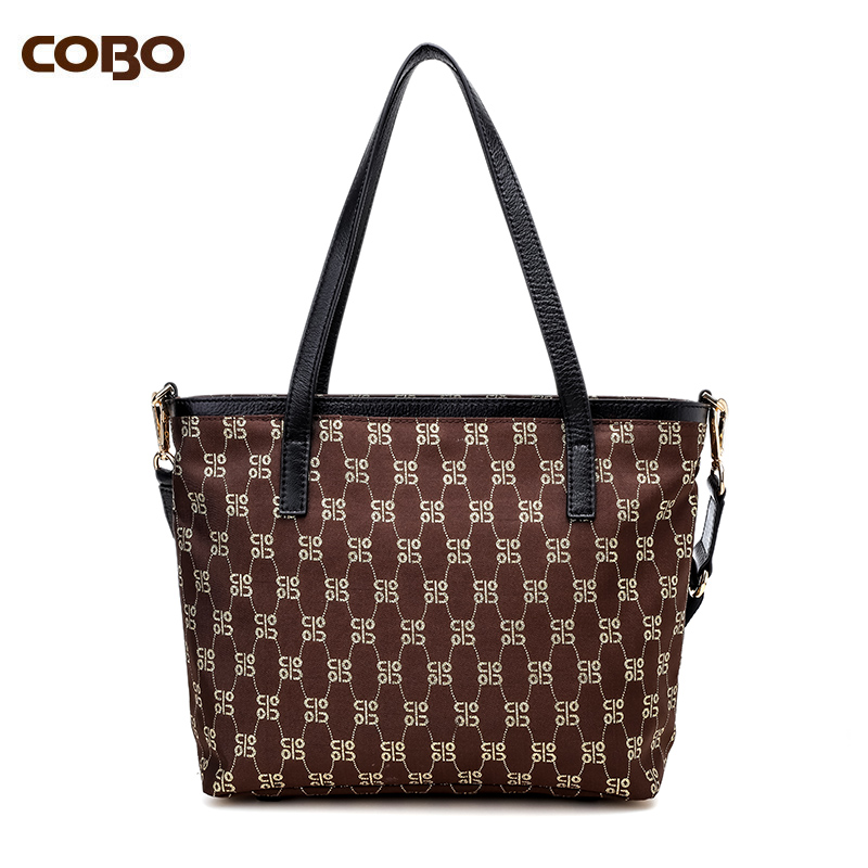 COBO托特包印花大号时尚休闲