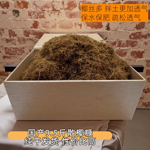 高泡发大块椰砖营养土压缩椰糠脱盐种菜养花多肉通用型椰糠土种植