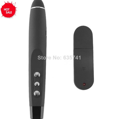 Red Wireless USB Presentation Laser Pointer Pen Power Po