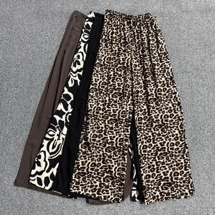 瑞士品牌女夏透气吸汗舒适凉爽松紧腰日常通勤居家休闲防蚊空调裤