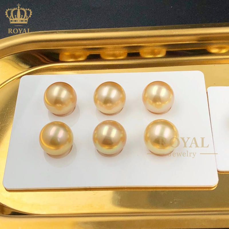 ROYAL珠宝天珍珠裸珠南洋金珠宝奇石