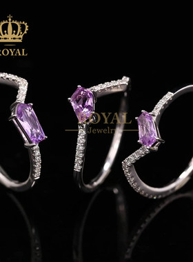 珠宝金钻石镶嵌送礼戒指