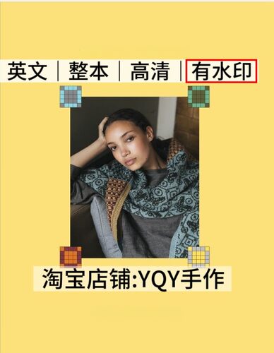 英文 2758 LAINE KNITTED FABRIC棒针提花编织毛衣披肩电子图解