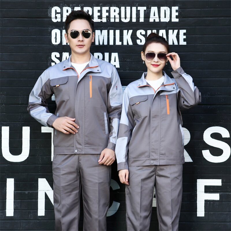 工作服套装男秋冬季长袖上衣劳保服装修工服汽修维修工装厂服定制