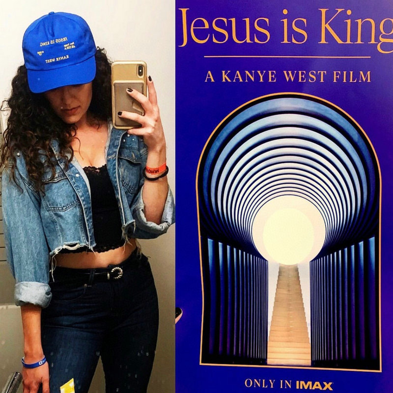 Jesus is King Peaked Cap专辑标语限定侃爷同款周日棒球鸭舌帽