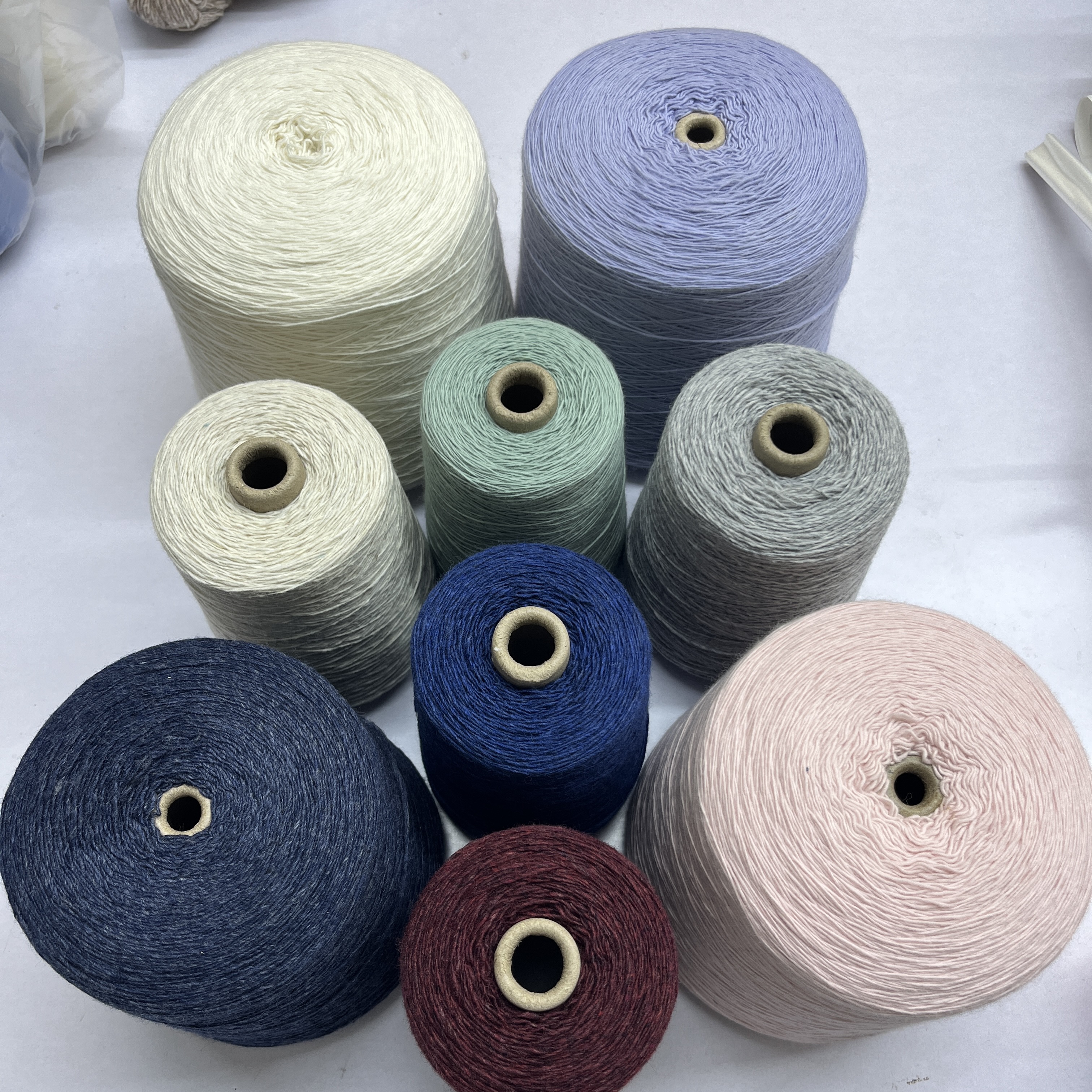 罕白山羊绒/日本进口丸安株式会社15%山羊绒65%羊毛20%抗起球纤维