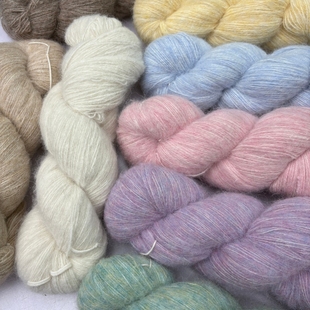 难以置信 75%Baby婴幼羊驼绒25%白厂丝 柔软亲肤 丝驼拉绒 顶奢