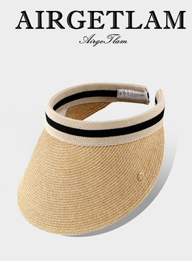 AirgeTlam/江疏影同款草帽女款空顶帽夏季出游大帽檐防晒遮阳帽子