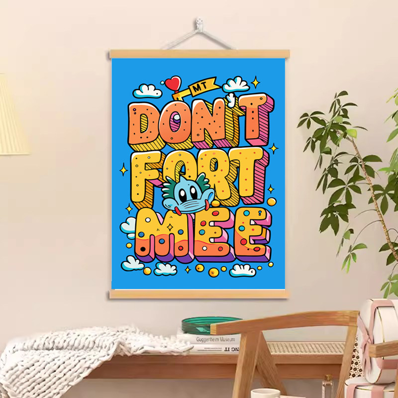 英语别忘记了我挂画老师学生培训班孩子情绪稳定客厅卧室装饰画