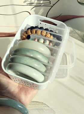 玛瑙手镯手链玉器翡翠密封盒