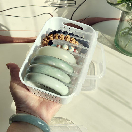 玛瑙手镯手链玉器翡翠密封盒