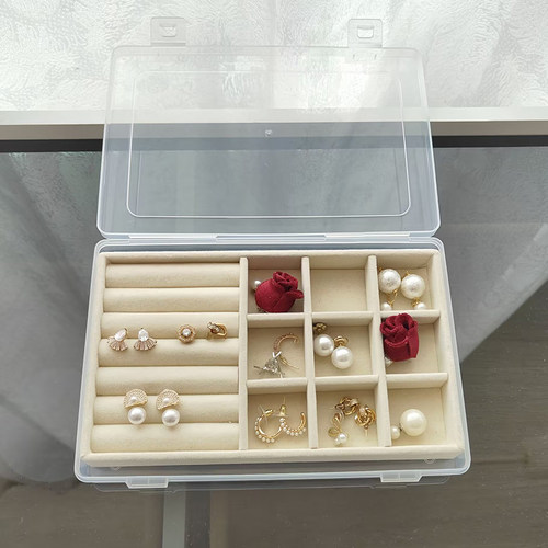 文玩手串耳钉耳环戒指项链饰品盒