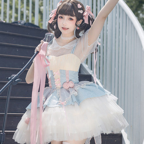 芭蕾风狗短洛丽塔cla系Lolita