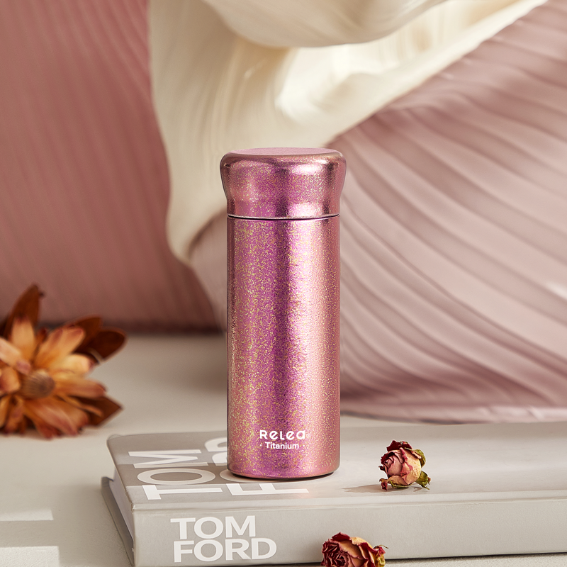 relea钛杯纯钛保温杯小巧女200ml