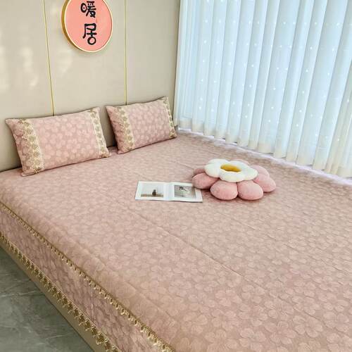 【2026新款促销】雪尼尔榻榻米床盖专用床单防滑大炕盖可定制定做