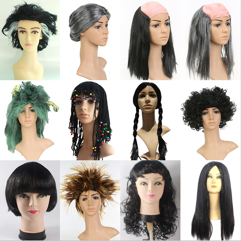 儿童节cos舞台剧演出假发吸血鬼假发僵尸贞子秃头假发野人发套,模玩/动漫/周边/娃圈三坑/桌游,聚会装饰假发,淘宝优惠券,粉丝福利购,淘宝优惠卷