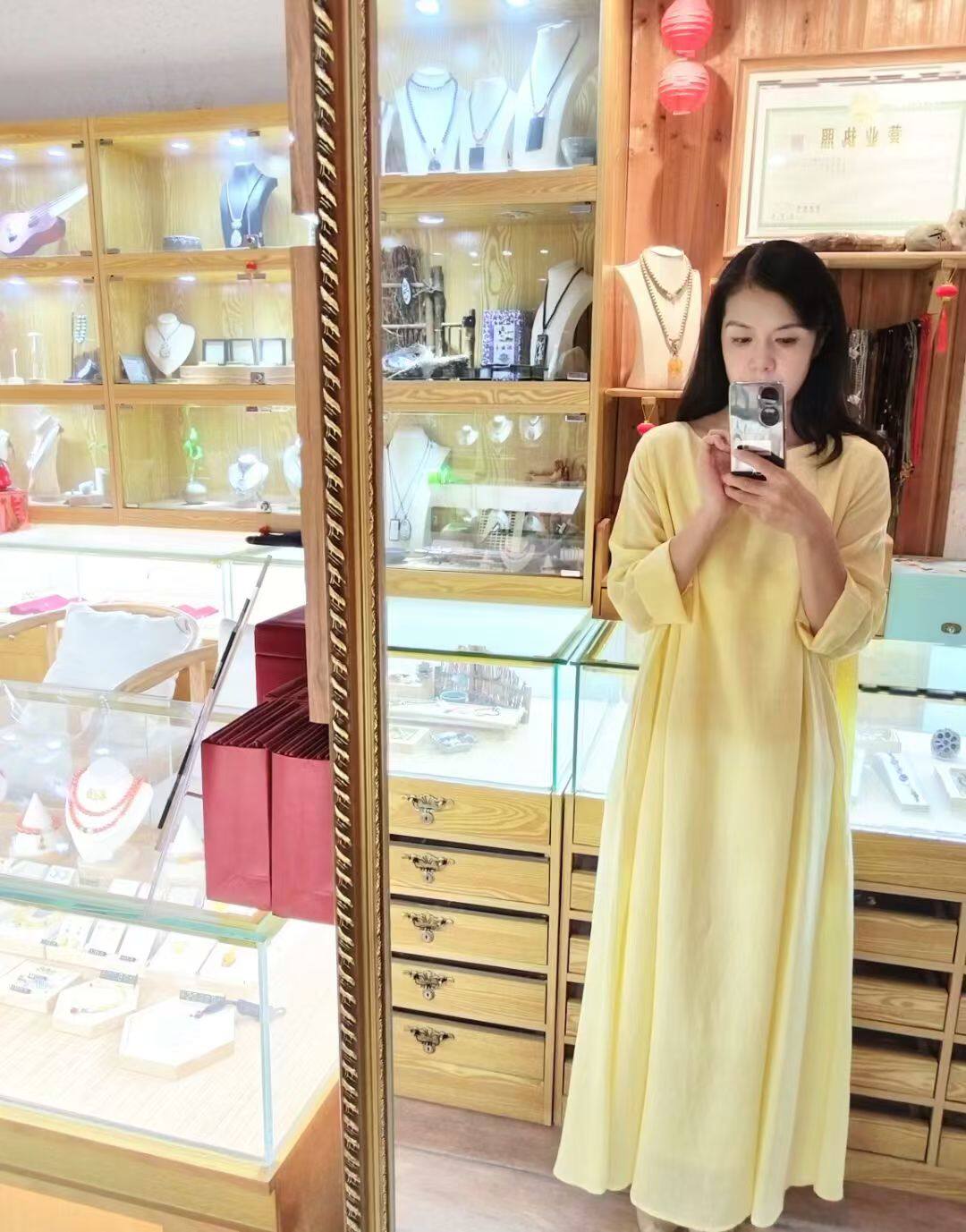 皆婵®【简爱】设计师款2024国风双层仙女裙连衣裙现货