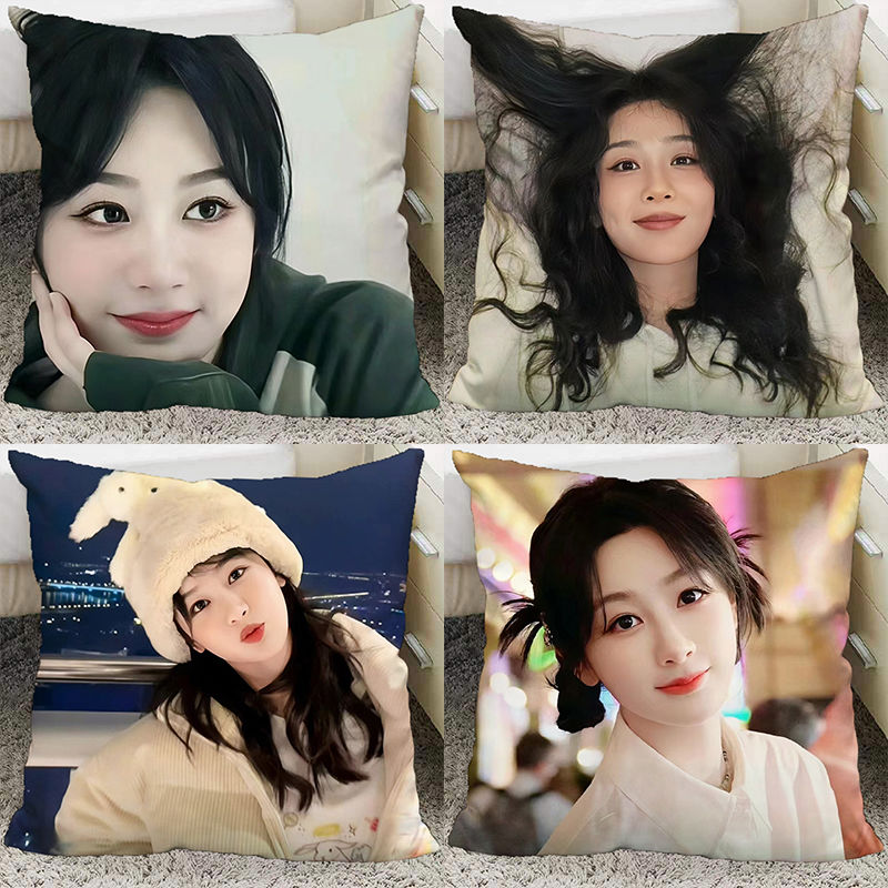 杨紫明星周边抱枕定制照片双面女生可爱毛绒靠垫写真创意朋友礼物图片