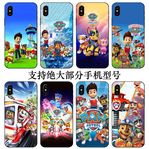 PAW Patrol同款汪汪队立大功手机壳适用苹果14pm华为nova6se9小米vivoIQOO8Y17一加9R真我realmeGTneo2T10pro