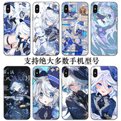 原神同款 水神巴尔芙卡洛斯手机壳适用苹果se7plus15小米9se一加10