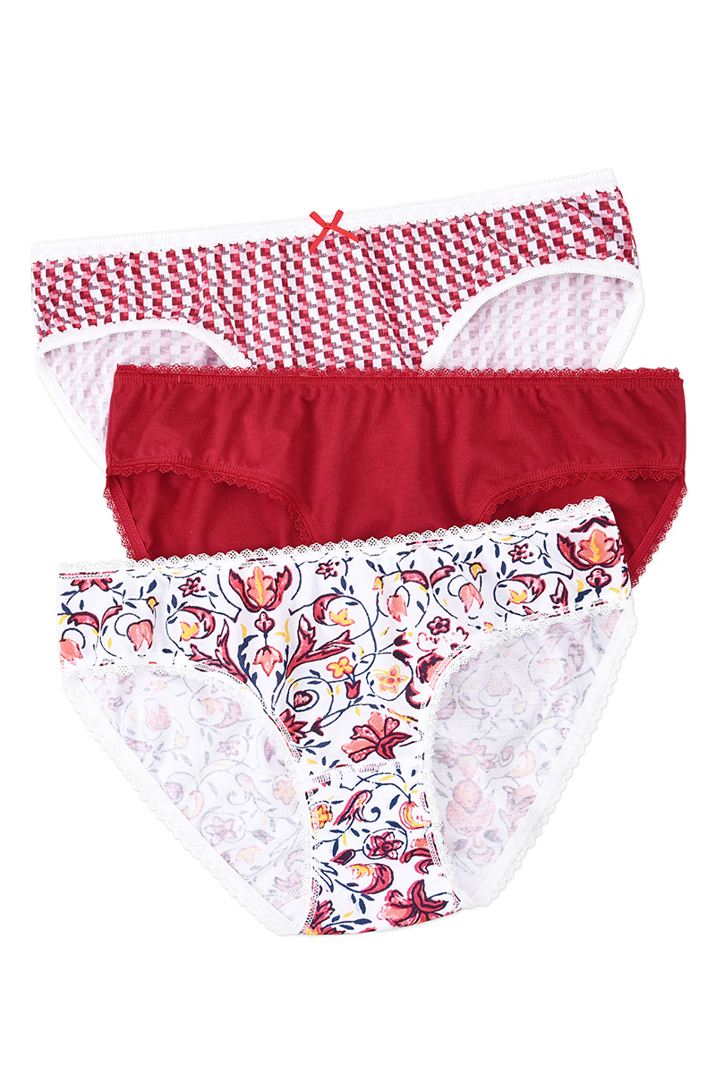 棉内裤棉元素纯棉三角裤中低腰