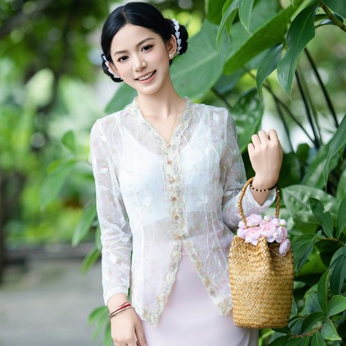 西双版纳傣族工作服月娘同款