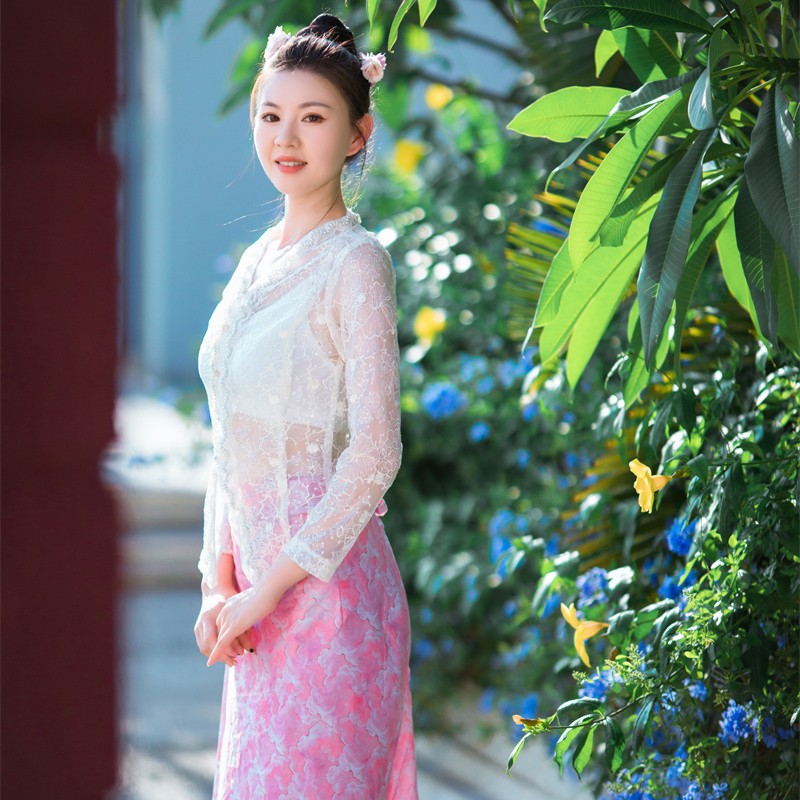 沙芭利2023蕾丝小娘惹服装